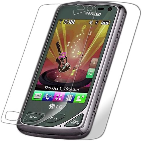 IQShield Full Body Skin Compatible with LG Chocolate Touch (VX8575) + LiQuidSkin Clear (Full Coverage) Screen Protector HD and Anti-Bubble TPU Film