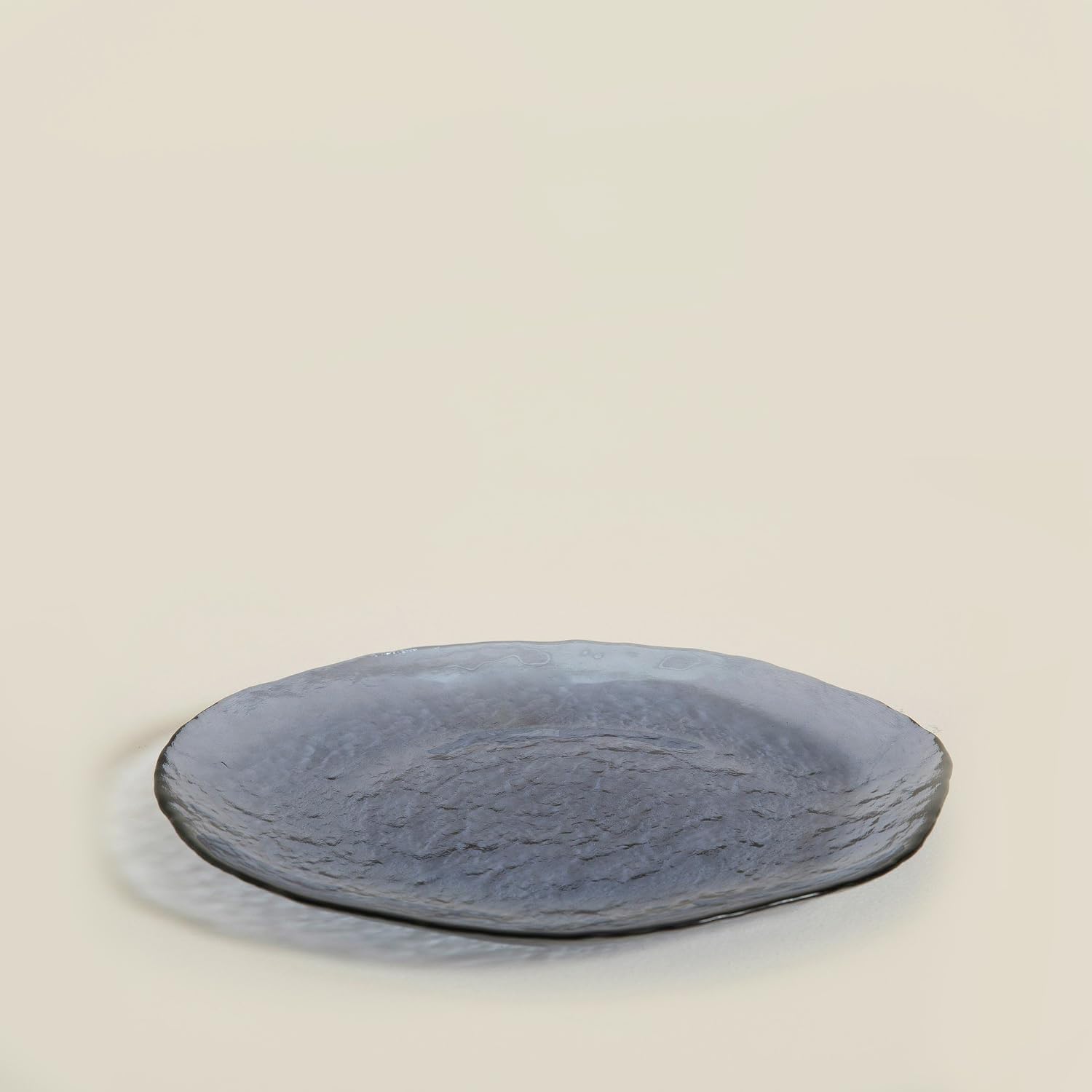 Chakra Dune Servis Tabağı, Mavi/Transparan, 28cm