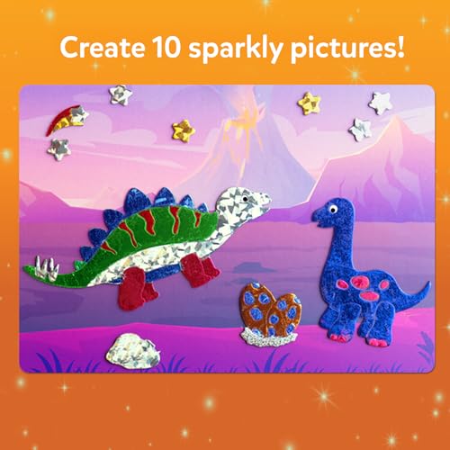 Image of Skillmatics Foil Fun - Dinosaurs, No Mess Art for Kids, Craft Kits & Supplies, DIY Creative Activity, Travel Toys, Gifts for Boys & Girls Ages 4, 5, 6, 7, 8, 9