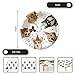 Dog Party Tableware Set,20 Plates and 20 Napkins and Tablecloth71 '' x 42 '',Dog Birthday Theme Party Decorate Supplies