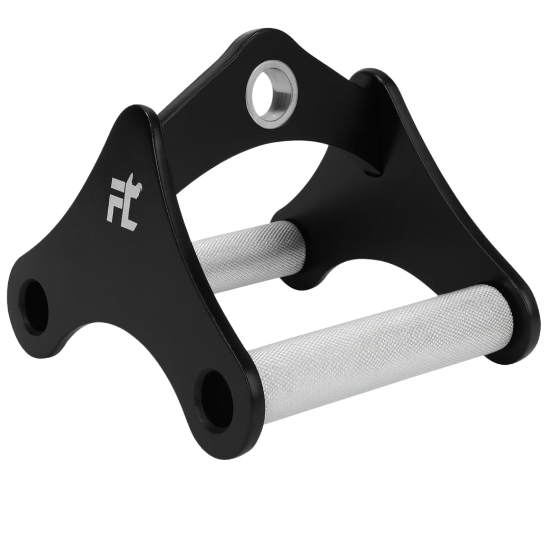 Double D Row Handle Cable Attachment, Aluminium Construction, Ergonomic Non-Slip Grip for Weight Training-image-48
