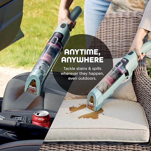 Image of Shark StainForce Cordless Spot Cleaner, Dual-Activated Easy Spray Formula, OXY-Powered Stain Cleaning, Indoor + Outdoor, Carpets, Upholstery, Car Seats & Stairs, Pet Urine & Odor Remover, HX101
