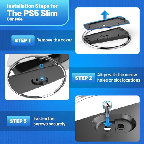 Image of OIVO INDIA Vertical High Stability Non-Slip Base Perfect Stand Compatible with PS5 Slim /Fat Console, Improved Heat Dissipation Gaming Accessories for PlayStation 5 Support All Model