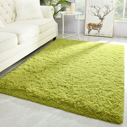 Merelax Modern Soft Fluffy Large Shaggy Rug for Bedroom Livingroom