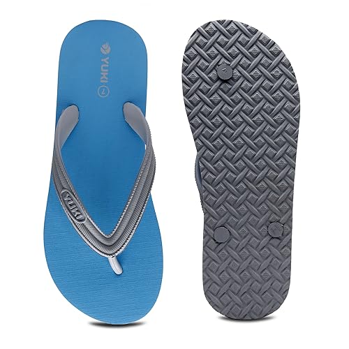 Image of YUKI Unisex Slippers | Hawai Chappal Rubber Flip Flops Slippers, Comfortable & Ultra-Light, Waterproof Non-Slip Thong