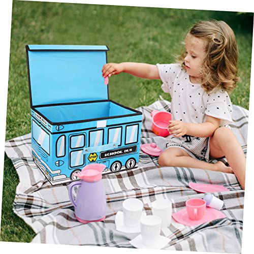 PRETYZOOM Caixa Dobrável Caixa De Armazenamento Caixas De Armazenamento Para Roupas Para Crianças Ki