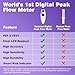 Digital Peak Flow Meter,Home Medical with Tracking Software Manually Recording-Accurate & Reliable Spirometer for Asthma COPD Adult Kids