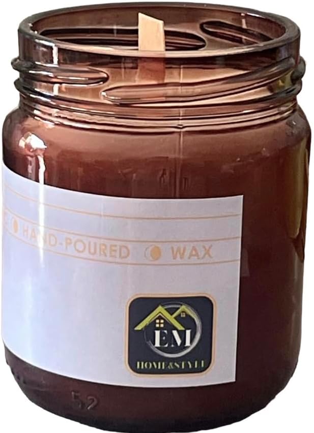 210 ml Paçuli ve rosemary Kokulu Kavanoz Mum