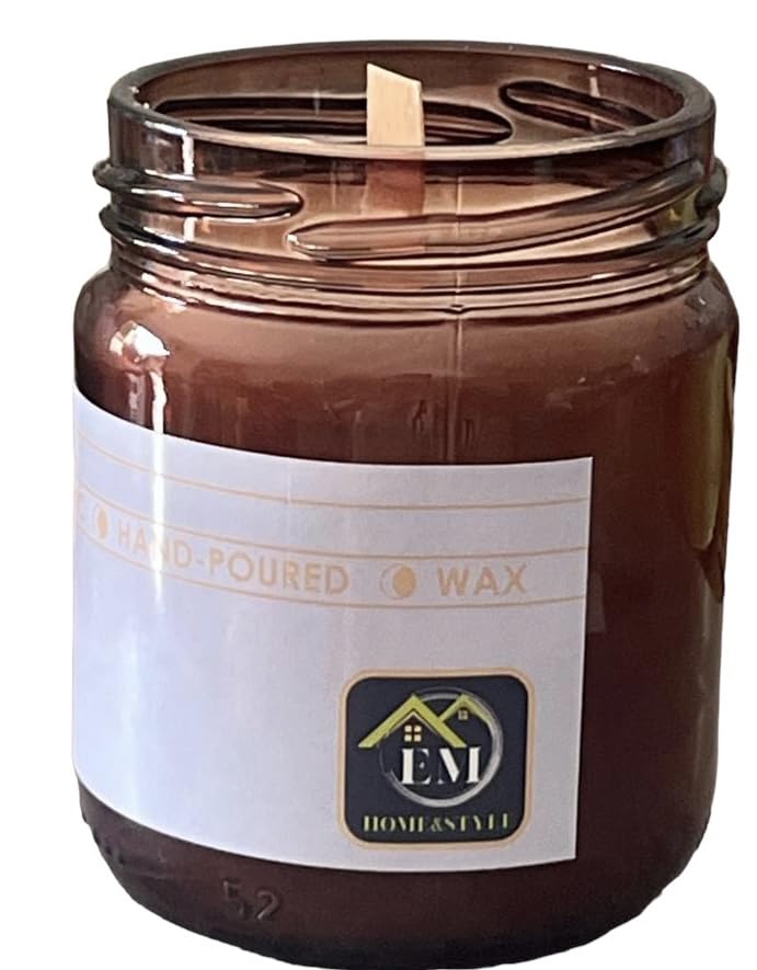 210 ml Paçuli&Vanilya&Kahve Kokulu Kavanoz Mum