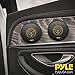 Pyle Car Two Way Speaker System - Pro 6.5 Inch 240 Watt 4 Ohm Mid Tweeter-Audio Sound Speakers For Car Stereo w/ 30 Oz Magnet Structure, 2.25” Mount Depth Fits Standard OEM -PLG6.2 (Pair) Yellow