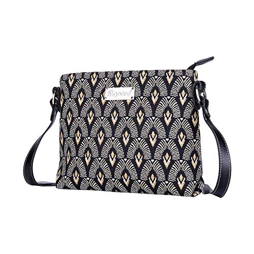 Image of Signare Tapestry Crossbody Bag Sling Shoulder Purse for Women
