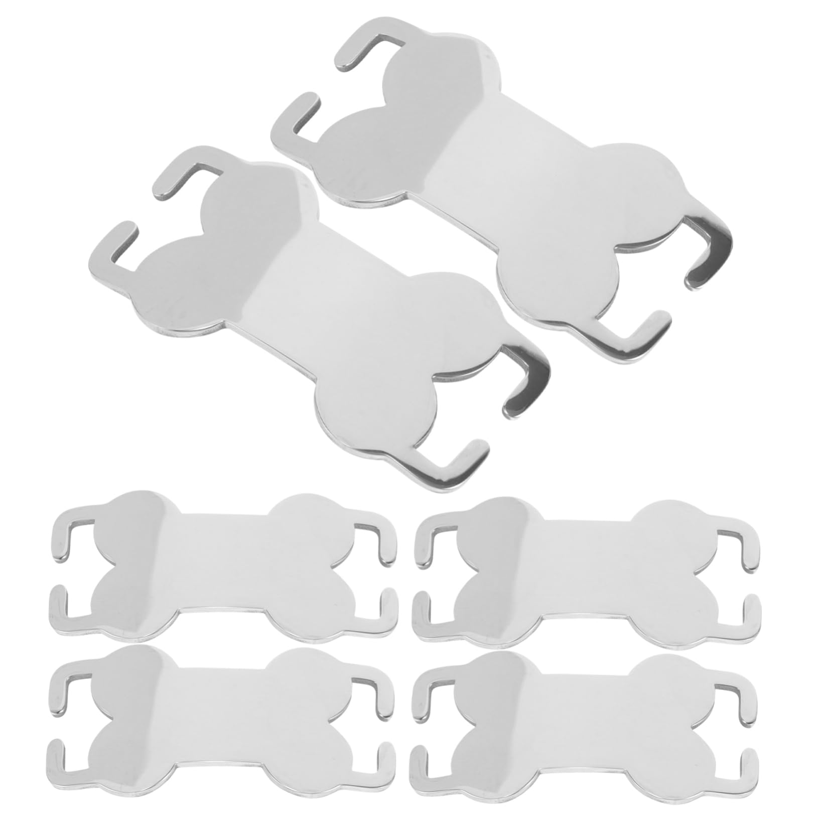 INOOMP 30pièces Plaques Identification Acier pour Chiens Et Médailles Personnalisées Légères à Graver avec Nom Téléphone Et Adresse Accessoires Animaux