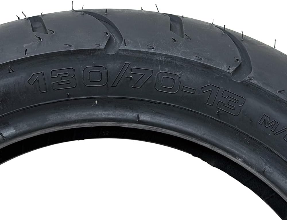 MMG Motorcycle Street Tire 130/70-13 Durable Road Tire for Scooters & Motorcycles