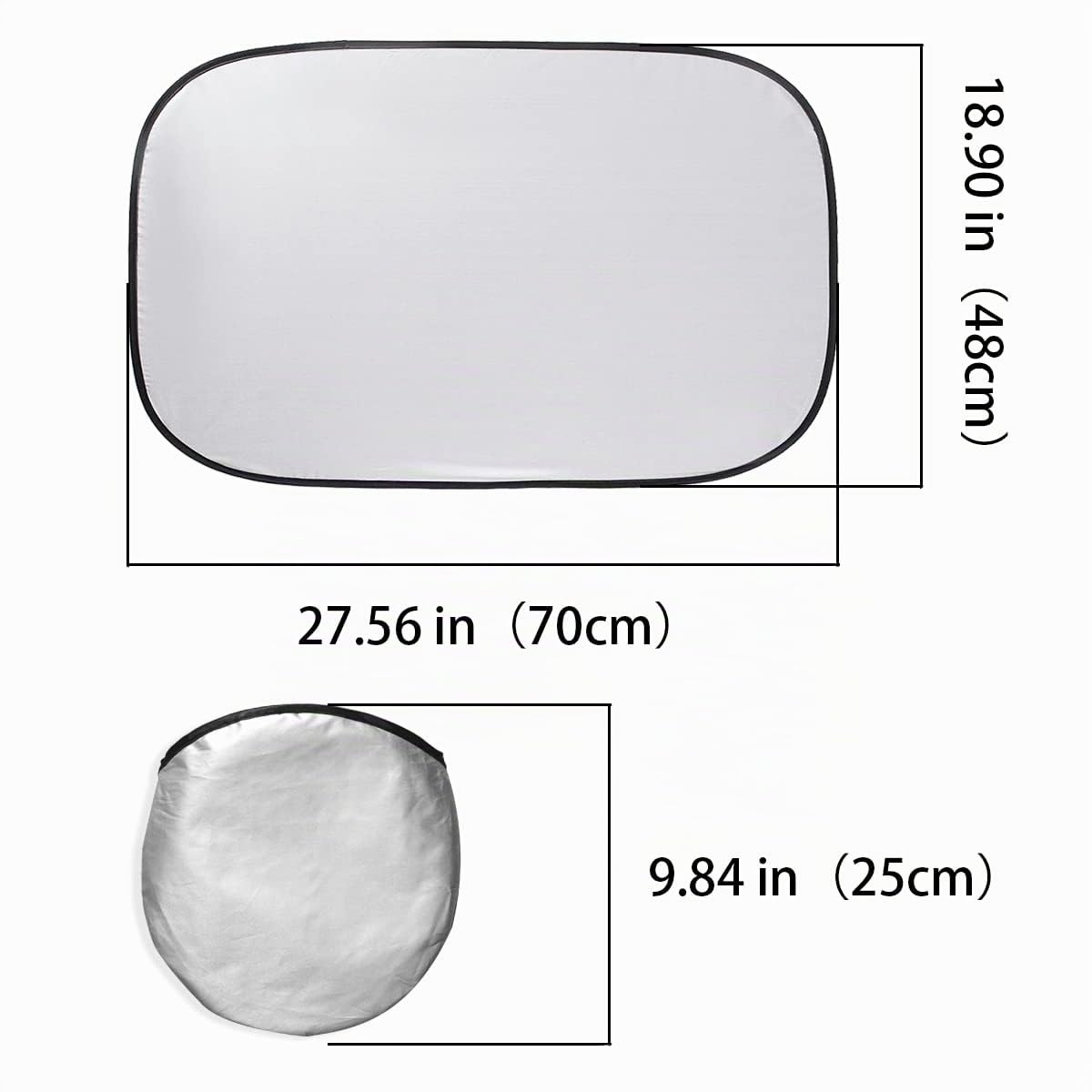 Lot de 2 Pare-Soleil Pliables pour Toit ouvrant - Isolation Thermique - pour Cooper