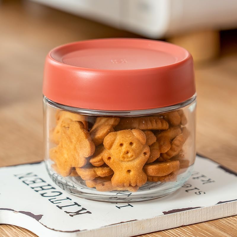 Lot De 4 Bocaux En Verre épais De 283,5 G Avec Couvercle Pour