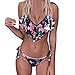 Produktbild Loveso Damen Fashion Damenbekleidung-Badeanzug High Cut Bralette Bikini Set Zerzaust Monokini Bademode