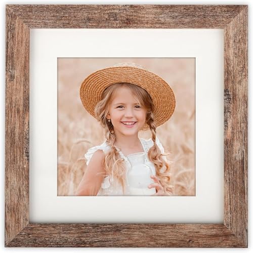 Solid Wood Picture frame with mat