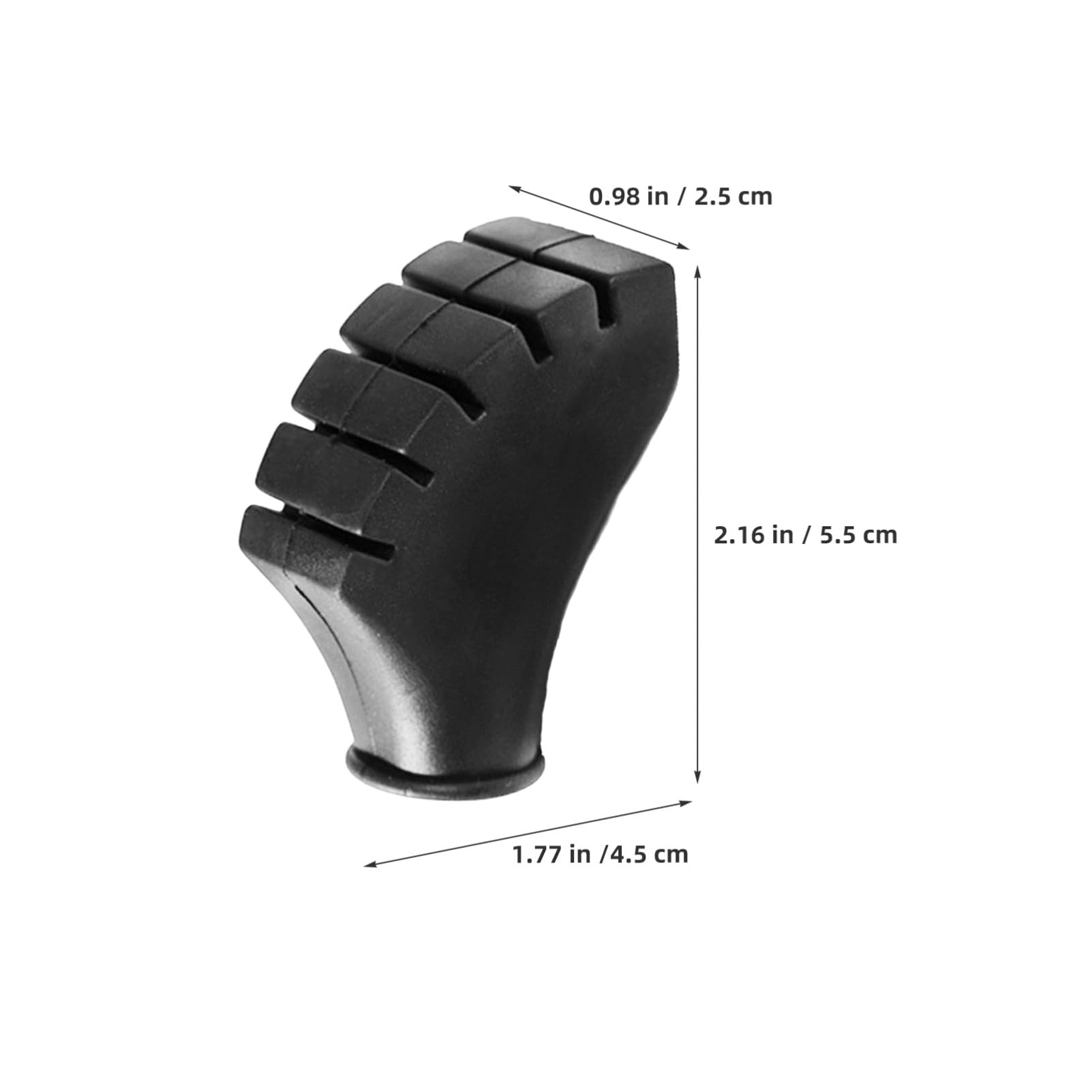 12 Piezas Puntas Goma Reemplazo para Bastones Senderismo Protectores Trekking Antideslizantes Resistentes al Accesorios para Excursión y Escalada