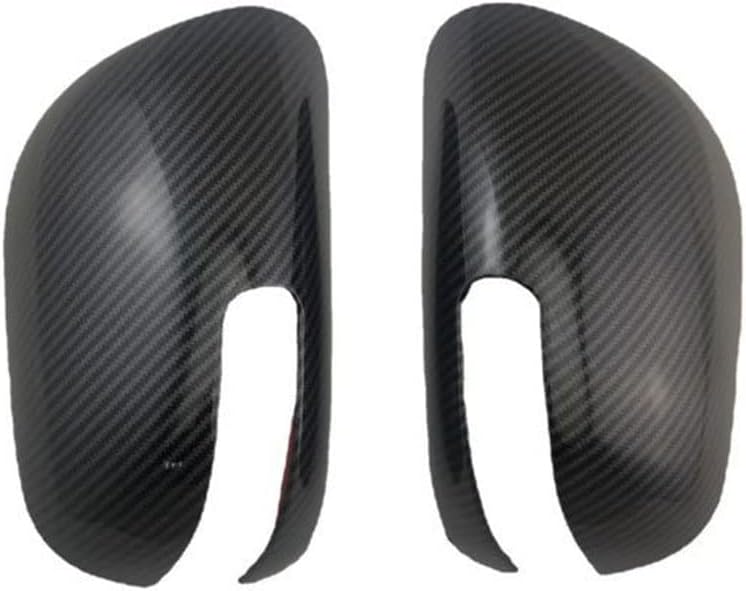 For 2011 2012 2013 2014 2015 2016 Scion tC Hatchback Side Mirror Trim Cover Glossy Carbon Fiber/Chrome Style ABS Set (Carbon fiber)