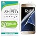 (2-Pack) RinoGear Screen Protector for Samsung Galaxy S7 Case Friendly Samsung Galaxy S7 Screen Protector Accessory Full Coverage Clear Film