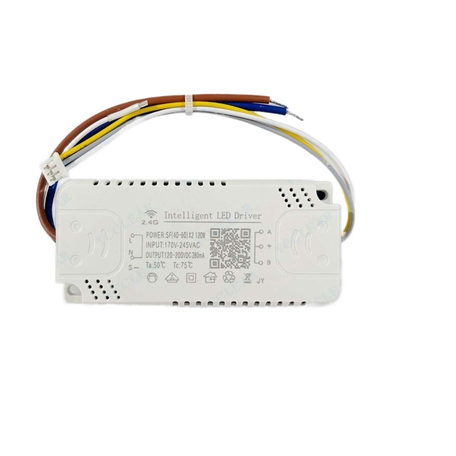 Controlador LED de Control de aplicación, LED inteligente remoto de 2,4G (12-24W)X2 (40-60W)X2 for lámpara de araña regulable de Color cambiable ( Color : 12-24Wx2 , Size : With Remote Control )