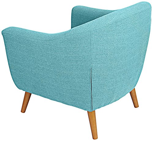 Lumisource Rockwell Mid Century Modern Accent Counter Chair, Teal #TOP4