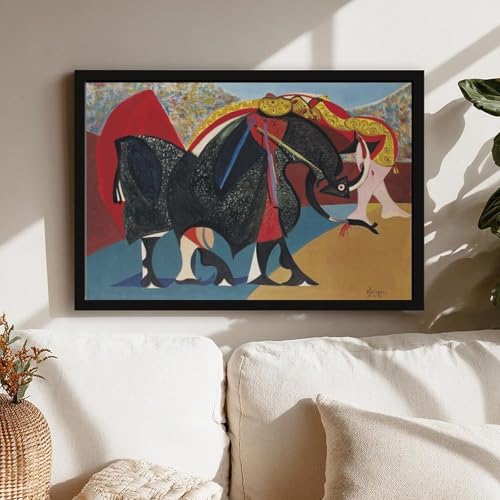 Oscar Dominguez Torero Impression sur Toile Tableaux Surréalistes Espagnols pour Décoration Bureau