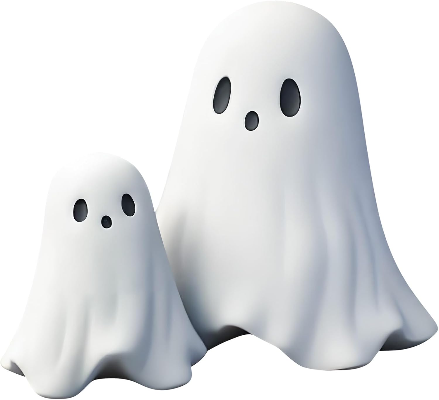 Cute Ghost Statue, Halloween Decoration, Finger Sculpture, Home Decor, Humorous Desktop Art Piece
