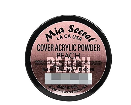 Mia Secret Polvo acrílico cubierta melocotón 1/2 oz. / 0.53 oz.