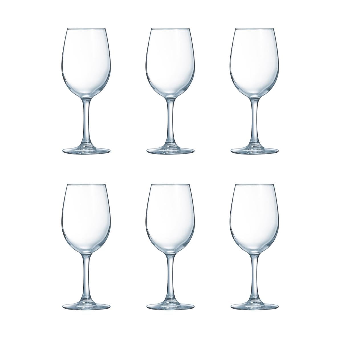 Arcoroc Set de 6 copas de vino Vina de vidrio 48 cl