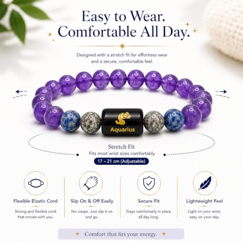 Image of Zodiac Crystal Bracelet for Men & Women