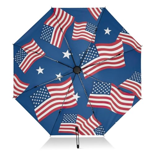 Parapluie pliable automatique rouge bleu GAIREG auvent imperméable portable