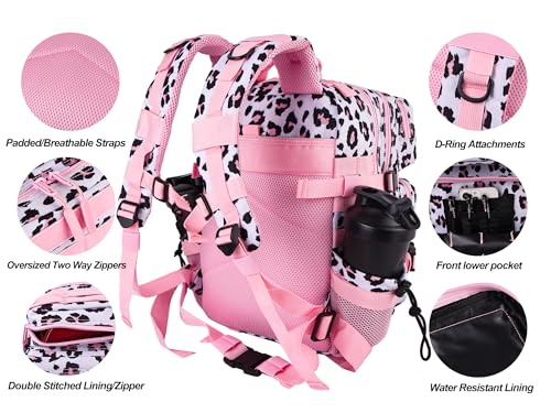 Image of LHI Tactical Military Backpack for Men and Women 25L /35L Army Assault Pack Bag Small Rucksack with Bottle Holder