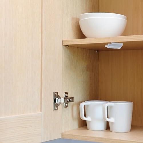 Miniatura 5 de Amortiguador de cierre suave de plástico, para armario de armario, bisagra silenciosa, pestillos de empuje para armario, silenciador reforzado,