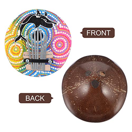 BIENKA 1pc 7 for clés Doigt Élégant Aléatoire Marteau Adulte Mbira Portable Couleur Cristal avec Coquille Kalimba… - Les Beatles, Paul McCartney, John Lennon, RIngo Starr, George Harrison BIENKA 1pc 7 for clés Doigt Élégant Aléatoire Marteau Adulte Mbira Portable Couleur Cristal avec Coquille Kalimba… – Image 3