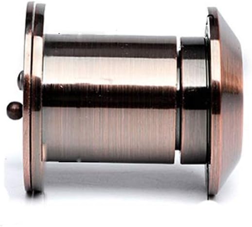 ARCH Anti-pry Copper HD Glass Lens Wide-Angle Full Copper Door Viewer Peephole with Heavy Duty Privacy Cover for Home (Color : 33-55mm)