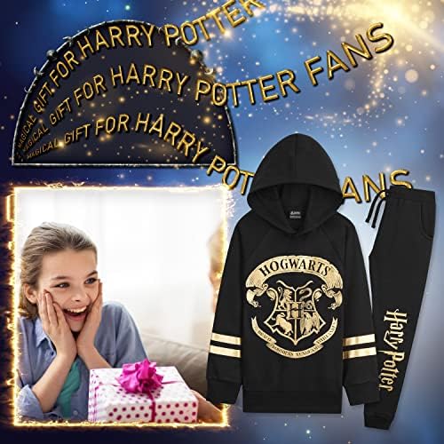 Dziewczęcy dres, bluza z kapturem i dziewczęce spodnie dresowe Harry Potter