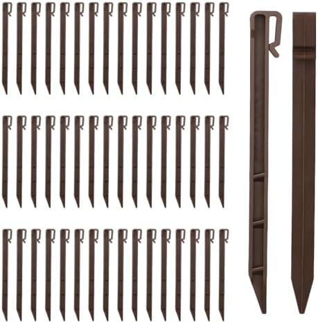 Lot De 30 Piquets D'Ancrage En Nylon Pour Bordures De Jardin - 25,4 Cm