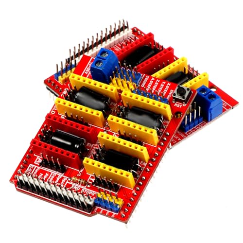 Amosfun 2pcs A4988 Version 3 3d Printer Cnc Drive Expansion Board, 12-36v Dc, 4-support, Pwm Spindle for 3d Printers and
