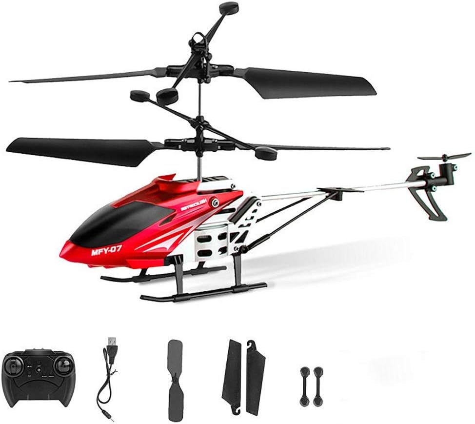 AORED Recargable y Resistente a la caída de 3,5 Pasar aleación helicóptero teledirigido de Niños avión de Juguete de Control Remoto RC aeronaves, La Mejor Navidad Regalo de cumpleaños for los niños