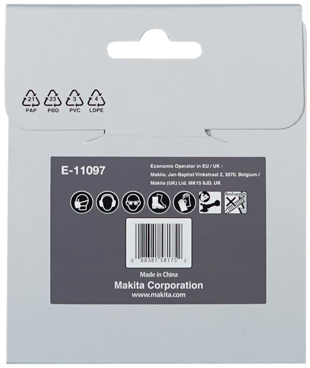Makita E-11097 Hoja de sierra circular TCT Efficut 110x34mm 24T DSC251 Metal