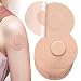 Produktbild 80 Stück Freestyle Libre Pflaster Sport Wasserfest Hautfreundlich Rund Pflaster Ohne Klebstoff in der Mitte Elastisches Stoffmaterial Freestyle Libre Pflaster für Freestyle Libre 1 2 & 3 Sensor