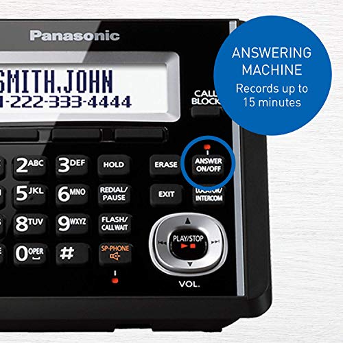 Panasonic KXTGF342B Dect_6.0 2-Handset Landline Telephone Panasonic KXTGF342B Dect_6.0 2-Handset Landline Telephone