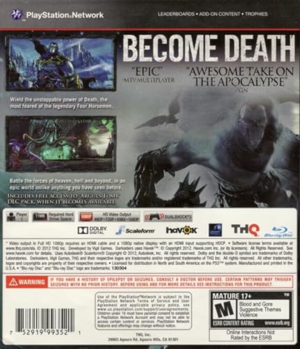 Darksiders Ii Ps3 Us - vue 3