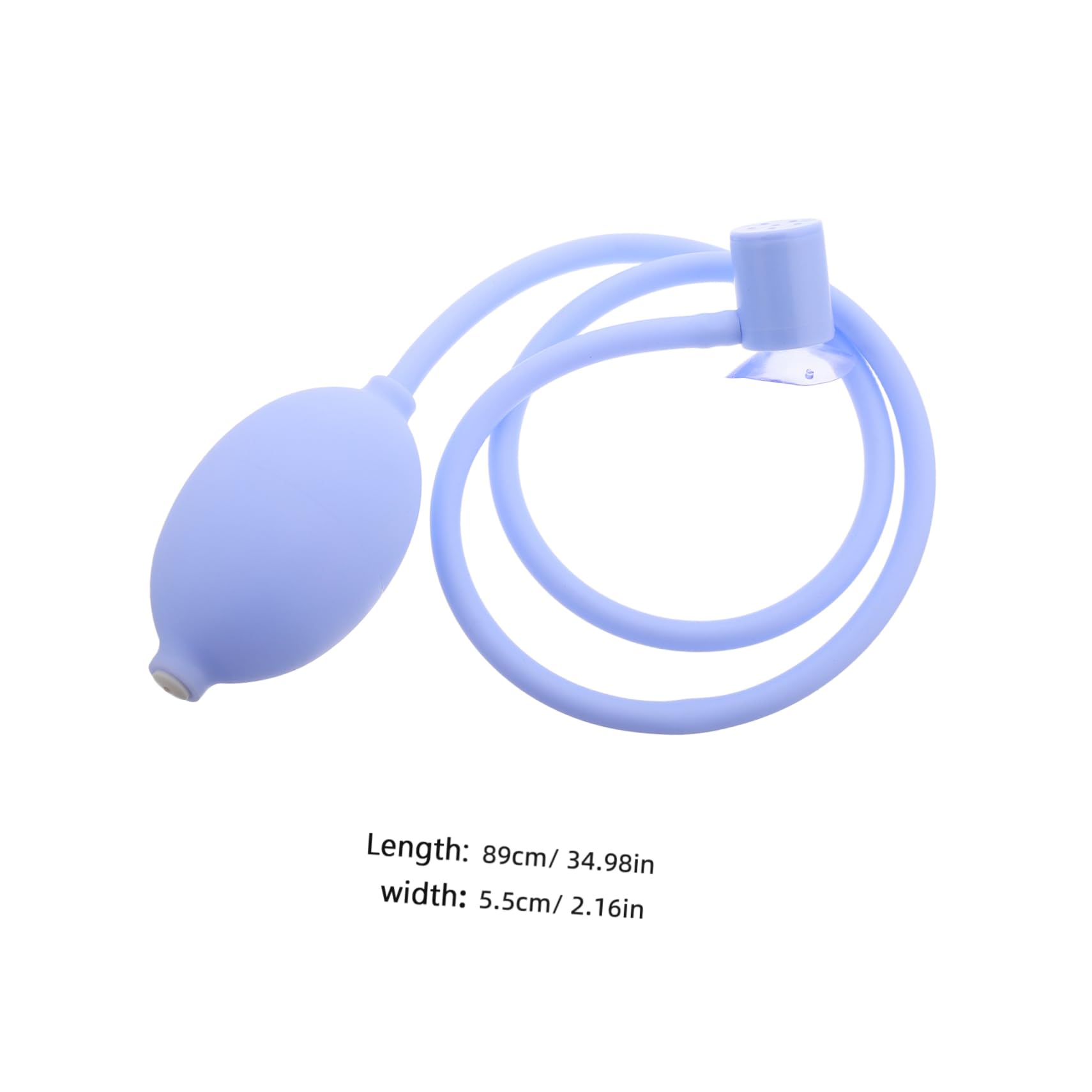 Healeved Sitz Bath Flusher Hose Soft Silicone Flush Tube for Sitz Bath Seat Women Wash Squeeze with Nozzle for Baby, Pregnant Women, Bedridden Patients