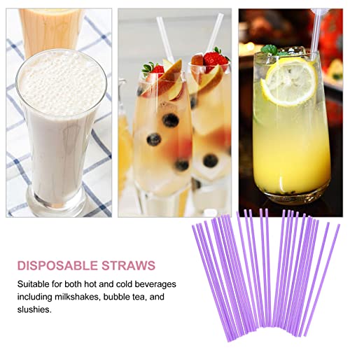 Pitillos plásticos desechables YARNOW 200 pcs 26 cm miniatura 7