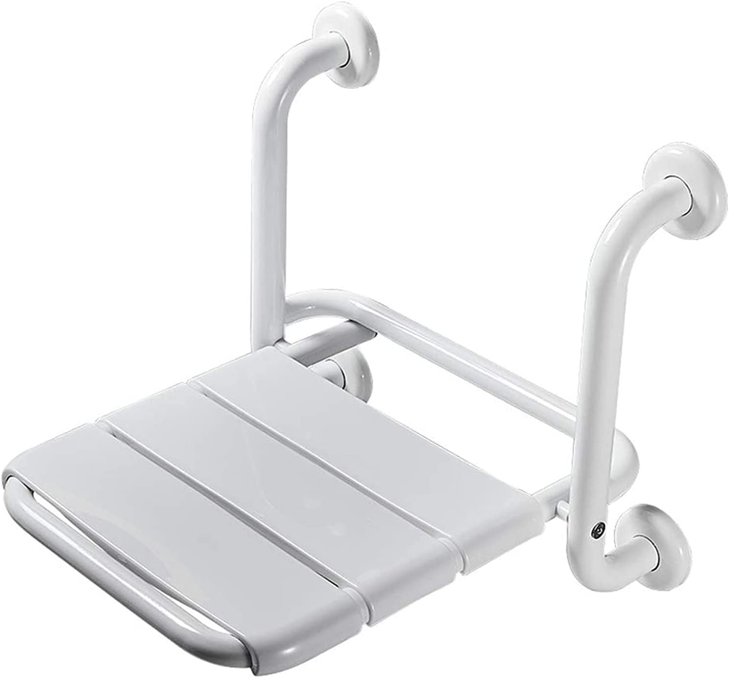 plegable Silla de Ducha,para personas mayores Silla de ducha plegable, asiento de pared de ducha, silla de ducha plegable con reposabrazos, asiento de ducha montado en la pared for personas mayores, t