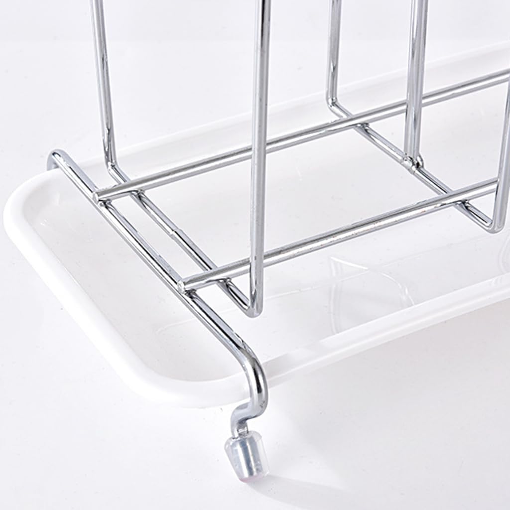 Water Cup Drying Shelf Modern Cup Draining Rack Drinking Drying Dranier with Tray for Glass Bottle Cups Mugs