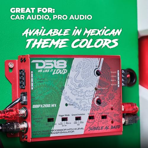 image for DS18 DBPX200 Digital Bass Processor with Hi to Low Signal Converter & 