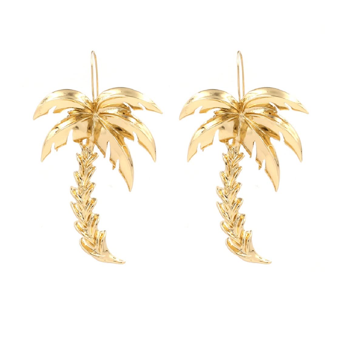 LongcreekXPalm Tree Earrings for Women, Coconut Tree Earrings for Womens, Coconut Palm Tree Dangle Earrings Hypoallergenic, Gold Tree Beach Drop Earrings, Tree Jewelry -s Funny Earrings